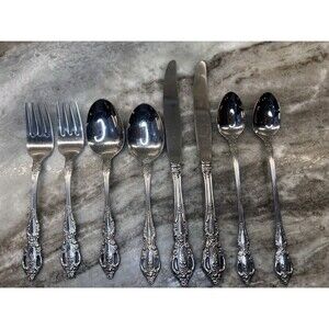 Oneida Community Brahms Stainless Flatware Setting For 2 See Pics & Description